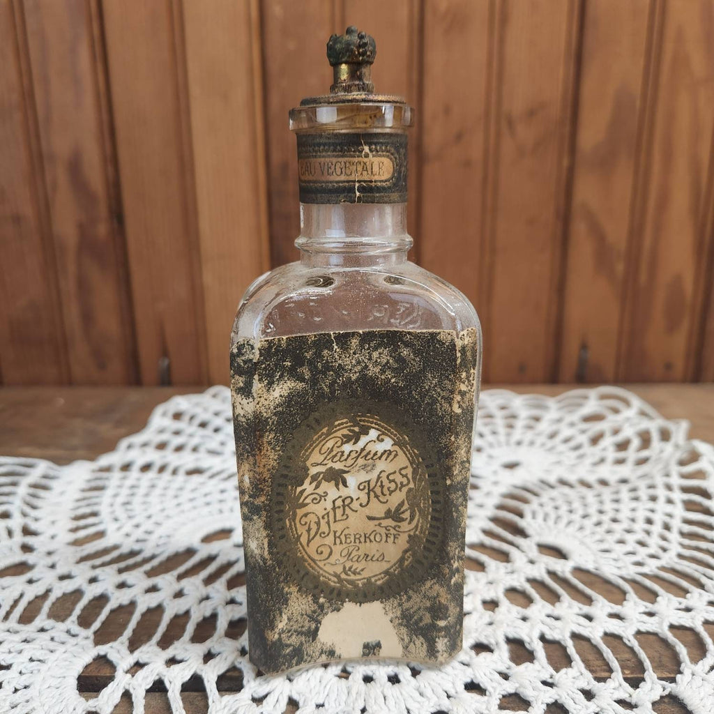 Vintage Victorian Djer-Kiss Kerkoff Paris Parfum Perfume Bottle