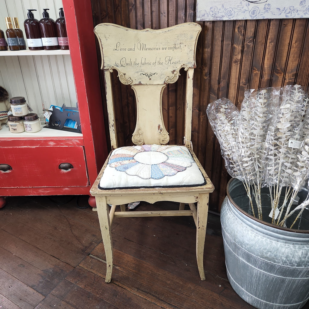 Antique Primitive Quilt Chair